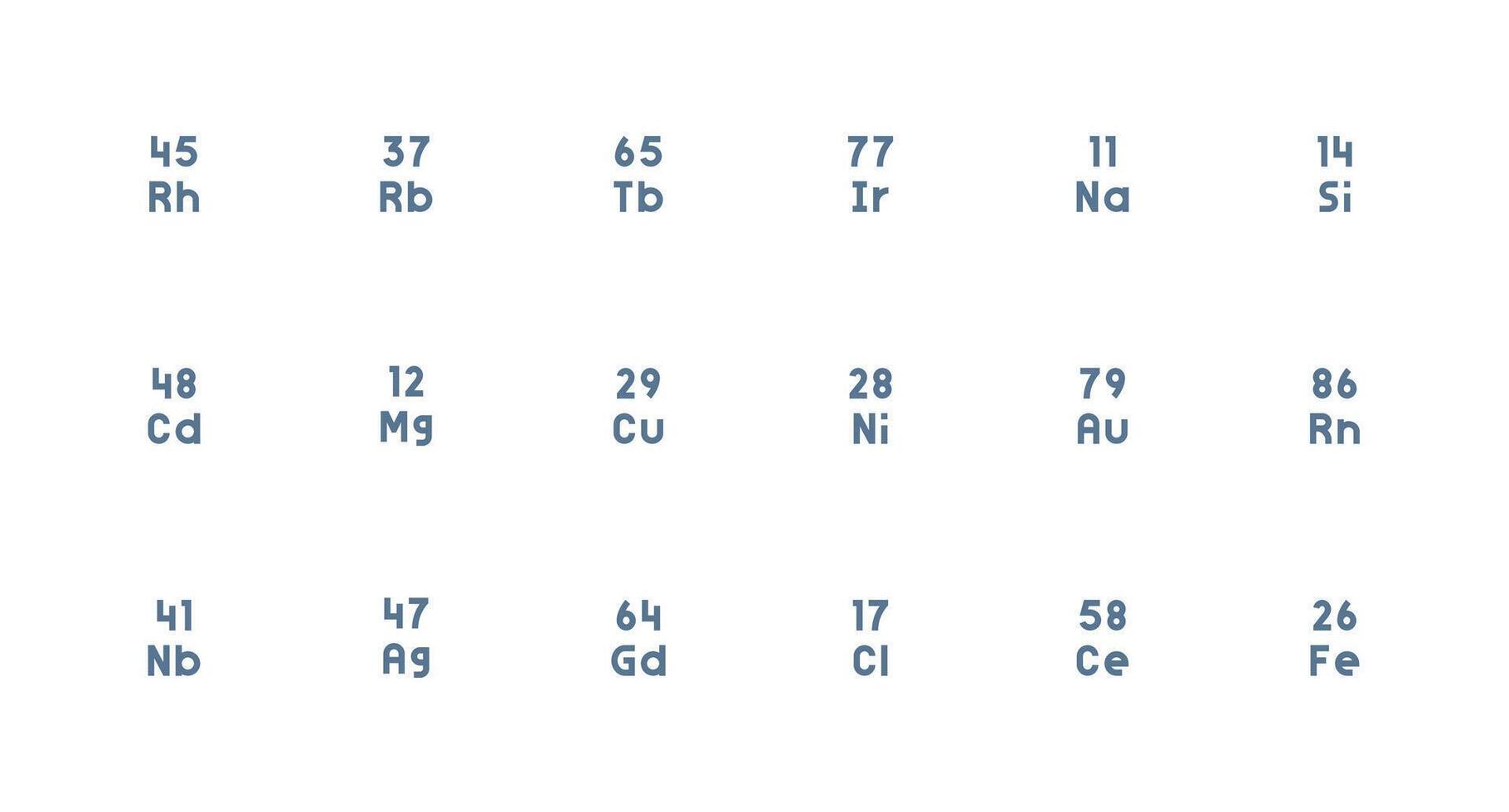 Atomic Number featuring 18 Icons in Strong Stroke Line Design Web and App Icon Pack Collection vector