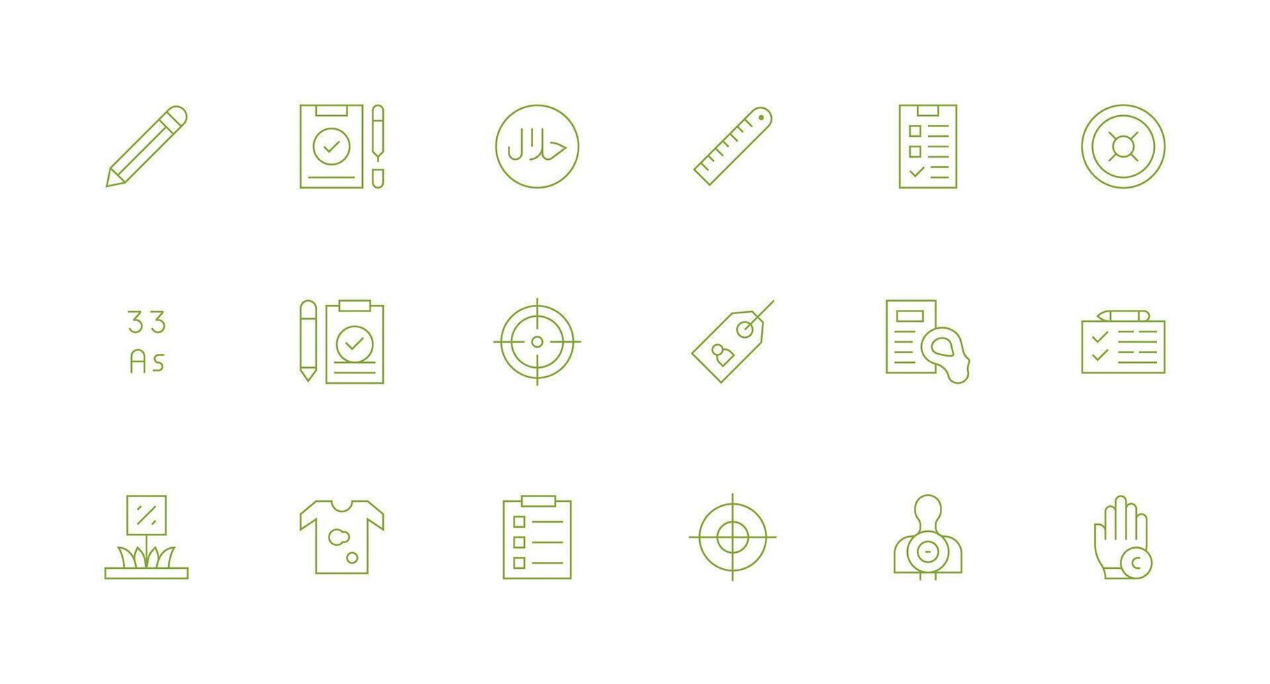 Minimal Line Icons from Mark Set with 18 Vectors Multi-Purpose Icon Pack for Templates