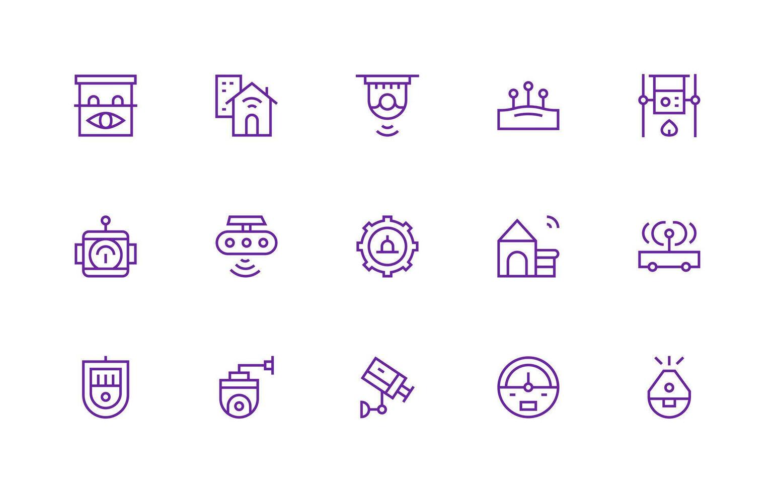 supervisión sistema icono conjunto con 15 regular línea gráficos lleno icono biblioteca para ui diseñadores vector