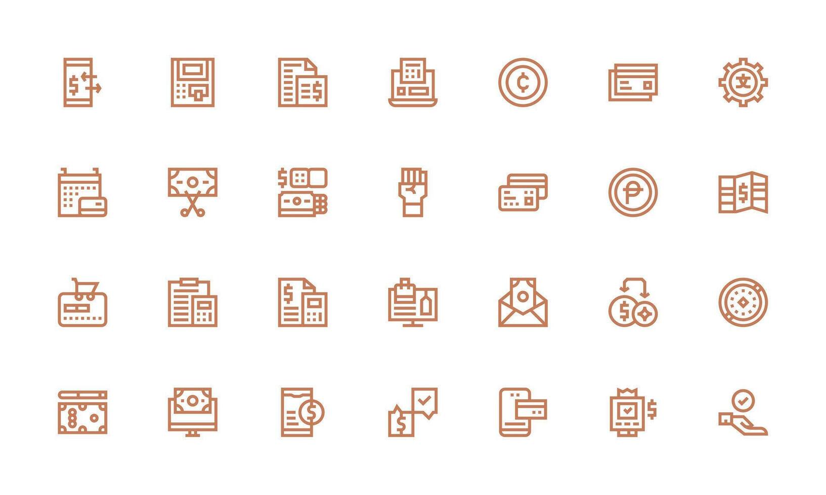 28 Bold Line Style Icons from Transaction Collection Icons Built for Visual Consistency Pack vector