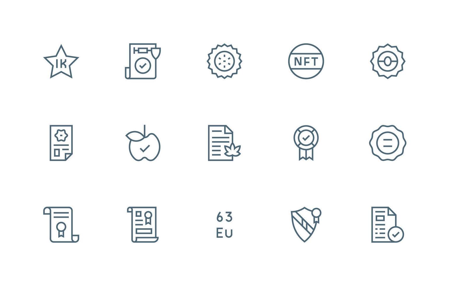 Standard Design Icons featuring 15 in Regular Line Style Scalable Icon Pack vector