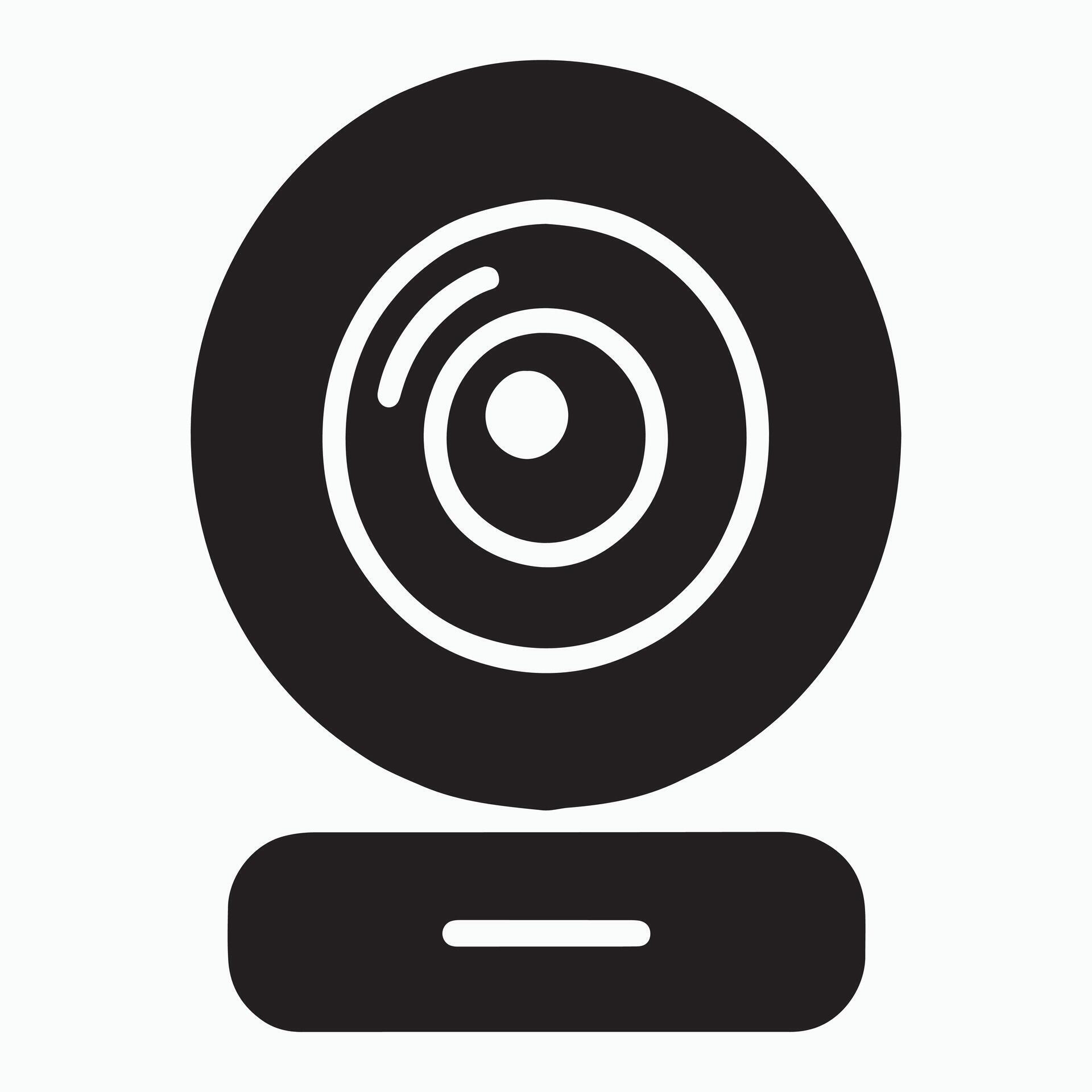 Compact external webcam solid device icon 70765786 Vector Art at Vecteezy