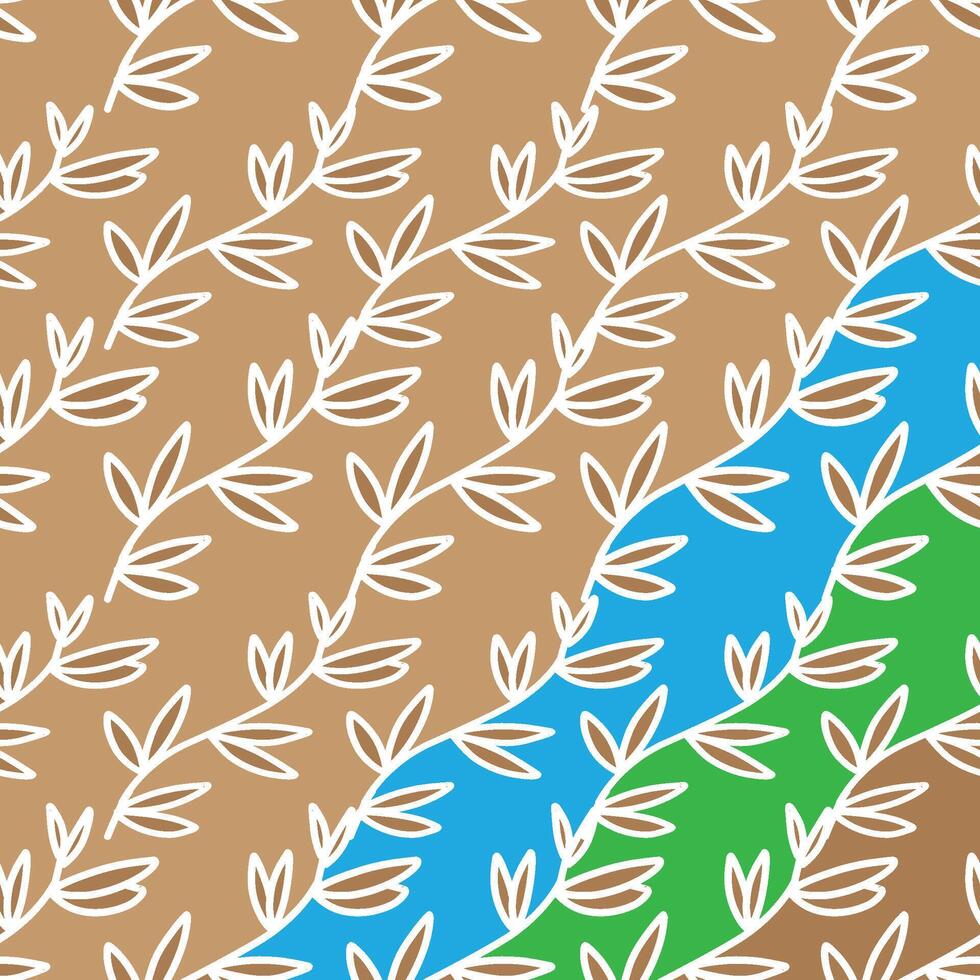 abstract colorful pattern of floral design ornament background vector