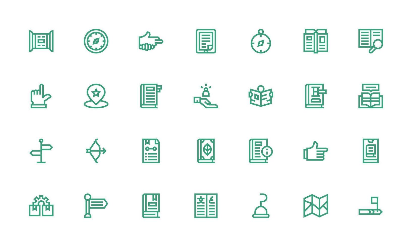 28 Bold Line Style Icons from Guide Collection Customizable Icon Series for Mobile Screens vector