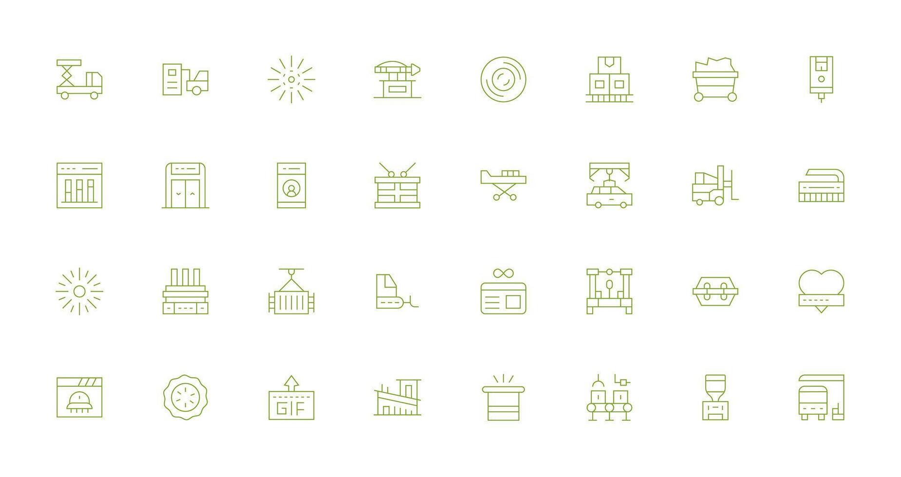 32 Thin Line Designs for Loading Icons Scalable Icon Pack vector