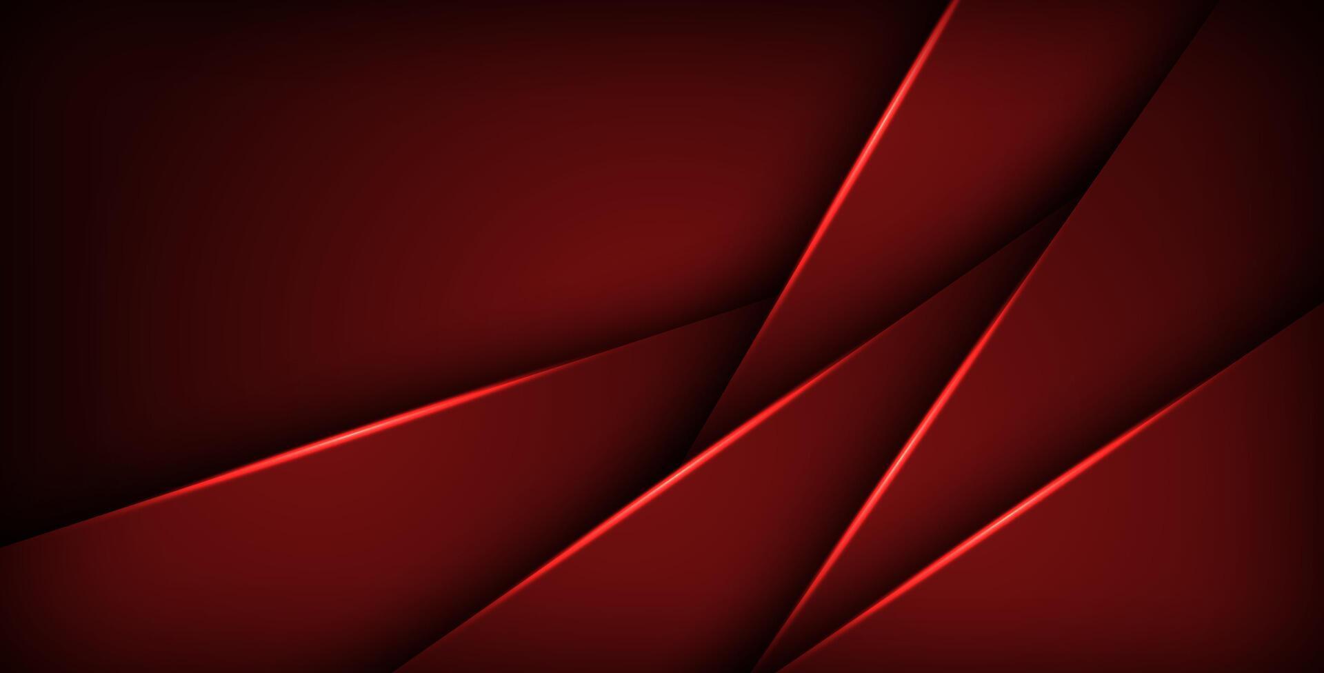 red geometric triangle background overlap layer on black space for text and background design. ,. . vector
