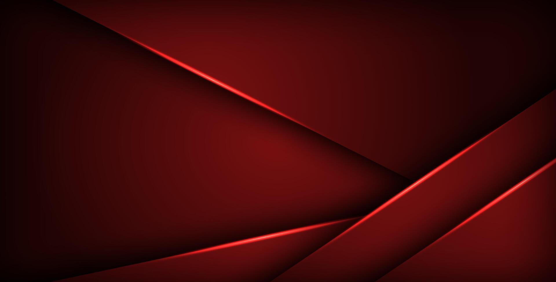 red geometric triangle background overlap layer on black space for text and background design. . , vector