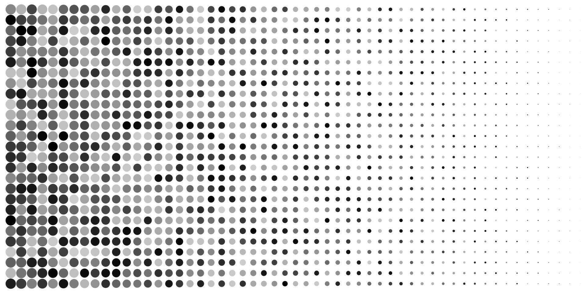 Polkadot pattern. Half tone subtle blob texture. Geometric pixel grid gradient. Tech point square design. Comic seamless disperse grange mosaic. Circle degrade graphic effect, fluid screen fade shape vector