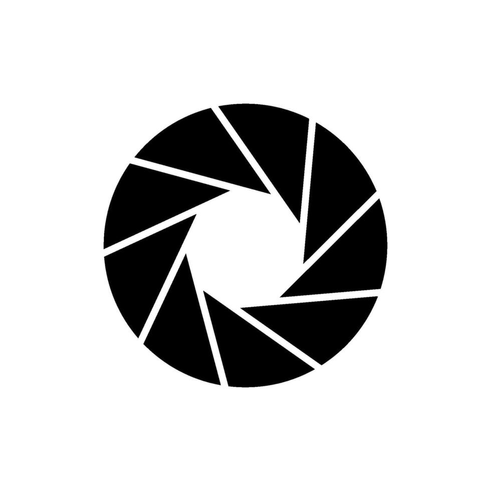 Aperture icon design templates simple and vector