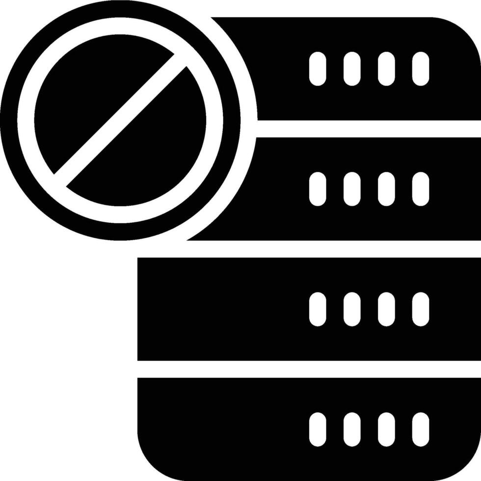 Drop, Data Manipulation, DML Glyph Solid Icon vector