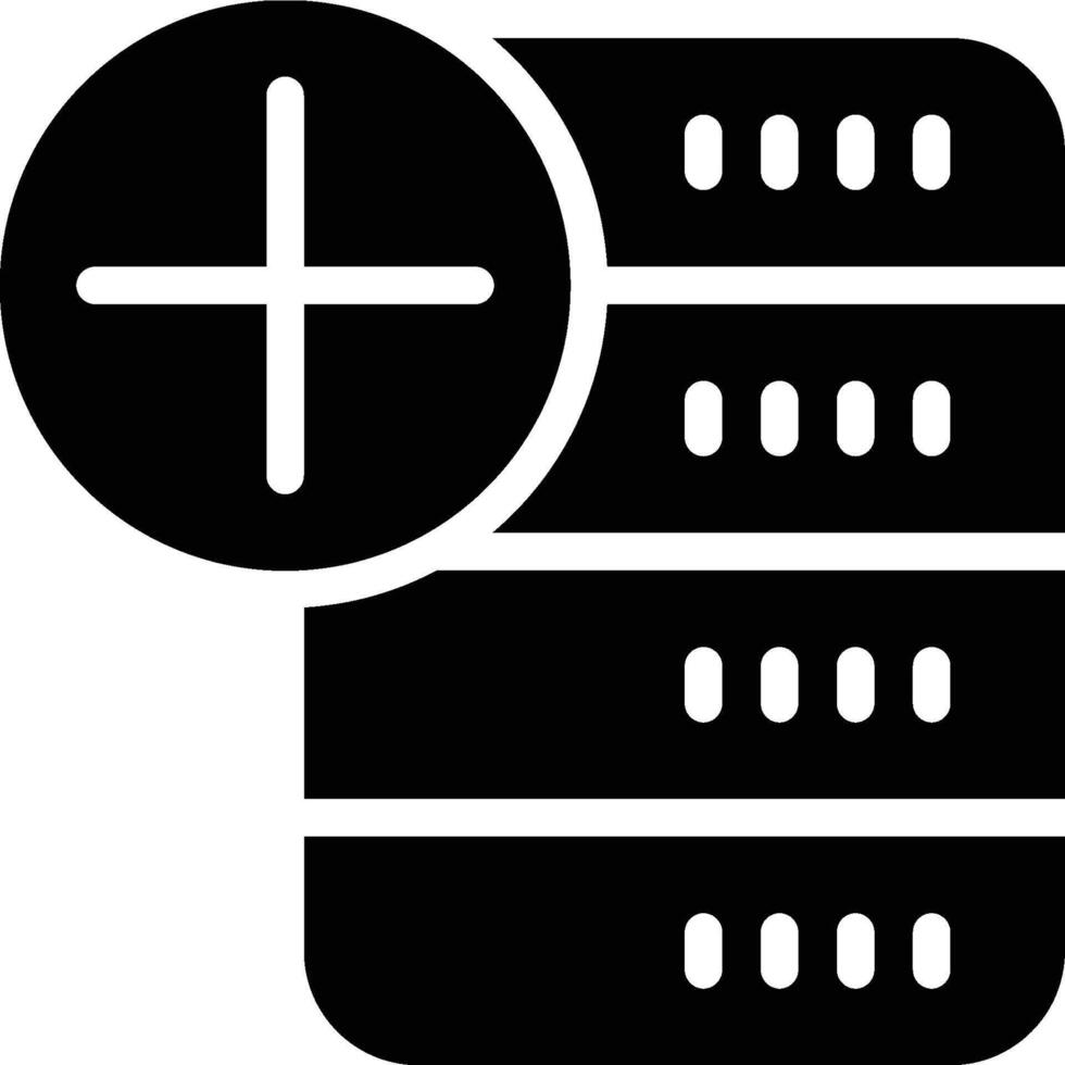 Insert, Edit, Add Glyph Solid Icon vector