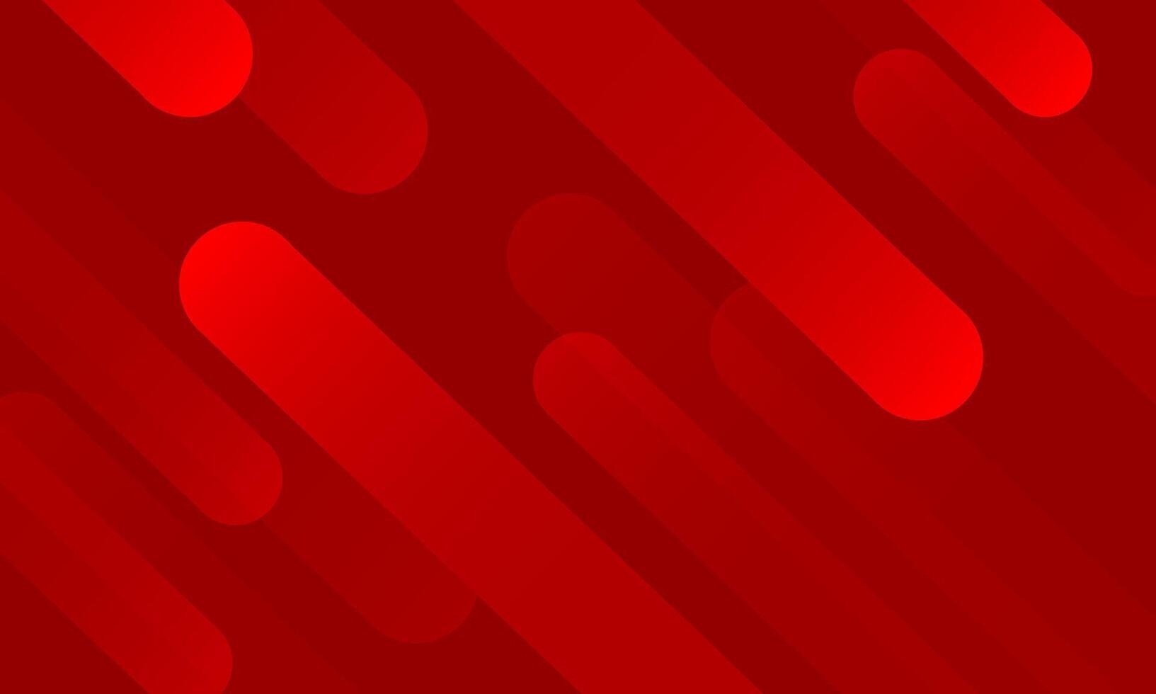 Abstract red diagonal lines background, modern composition of stylish shapes vector