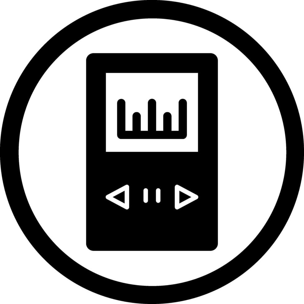 Music Player Web Based Design Element vector