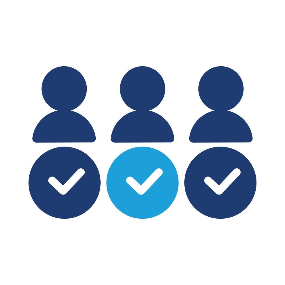 competent team colored icon design good for web or mobile app vector