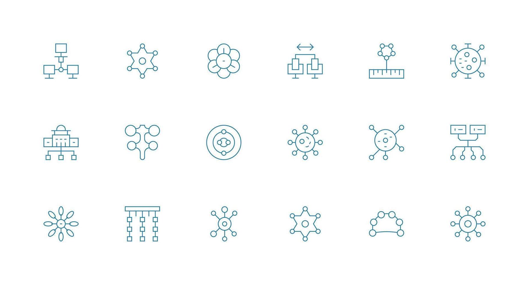 Vector icons for data visualization