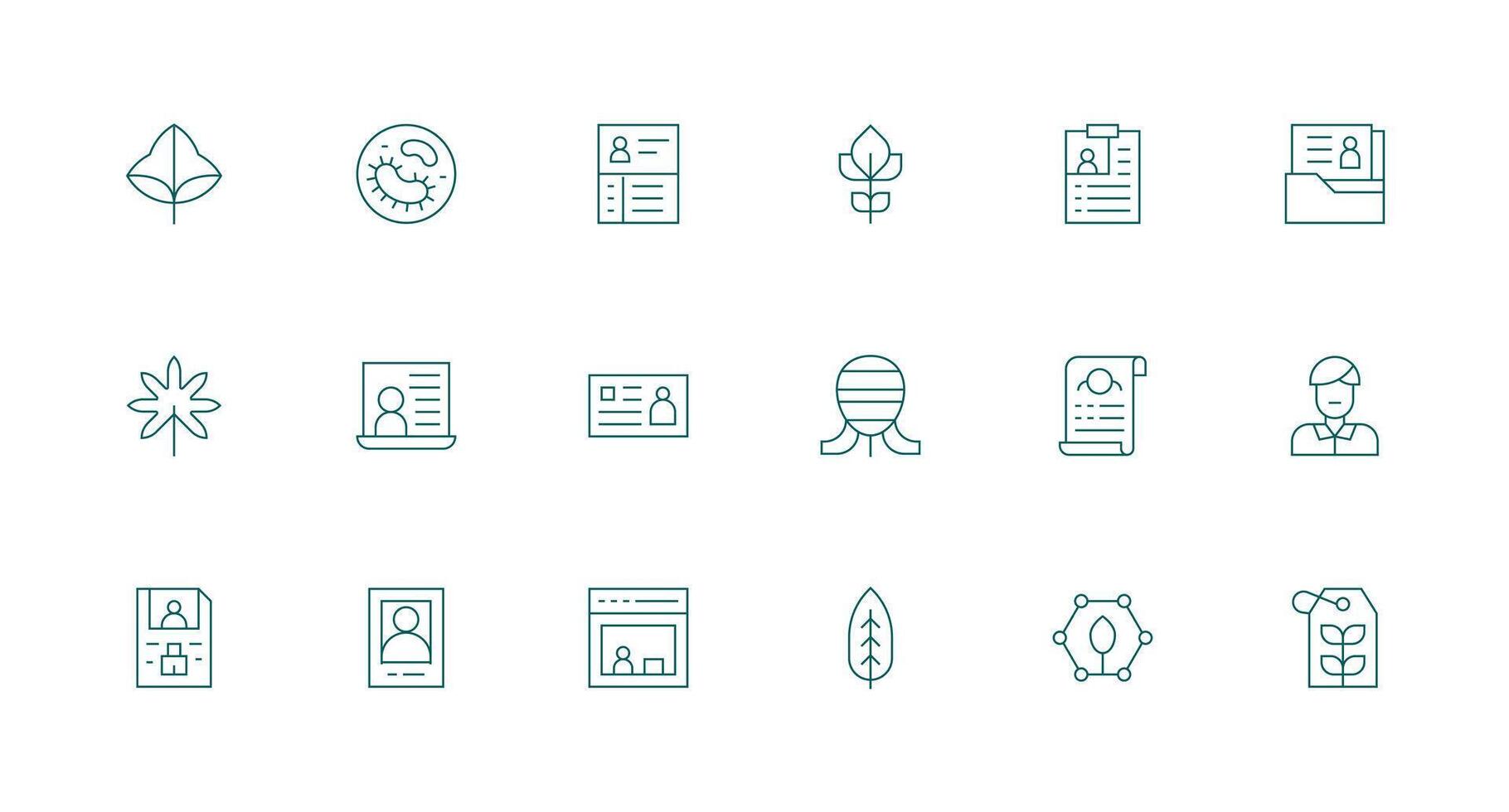 Icons for digital applications and projects vector