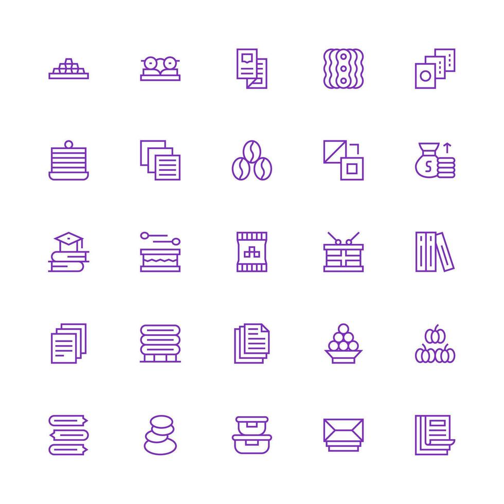 Colorful icons representing various concepts vector