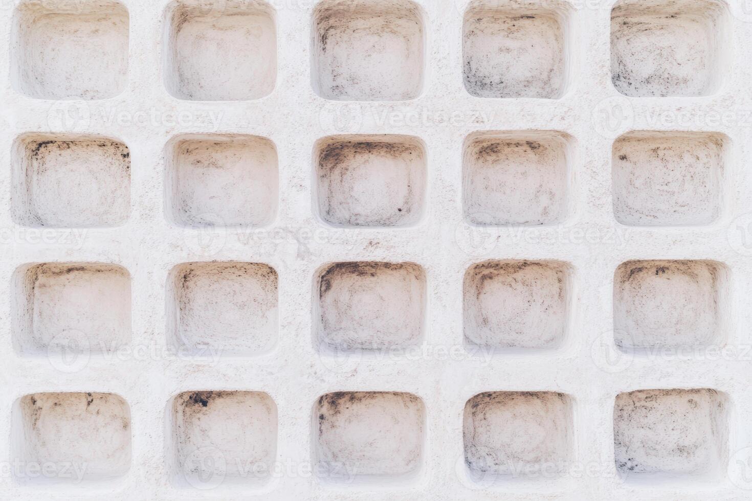 Concrete block wall pattern with clean design and subtle texture photo