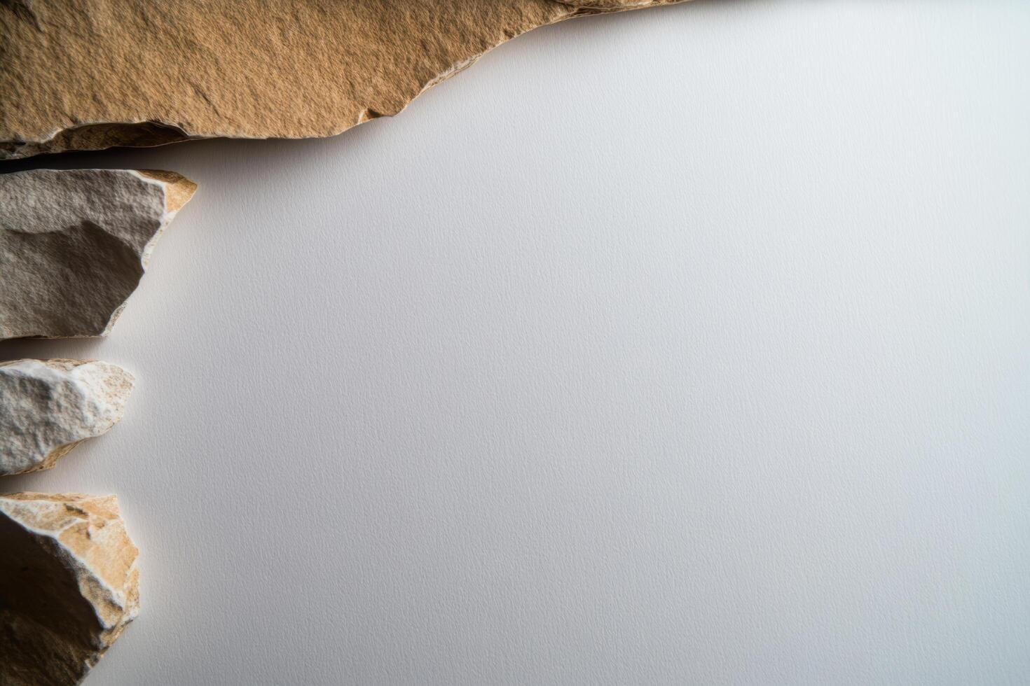 Exploring textured stone surfaces with a soft background setting photo