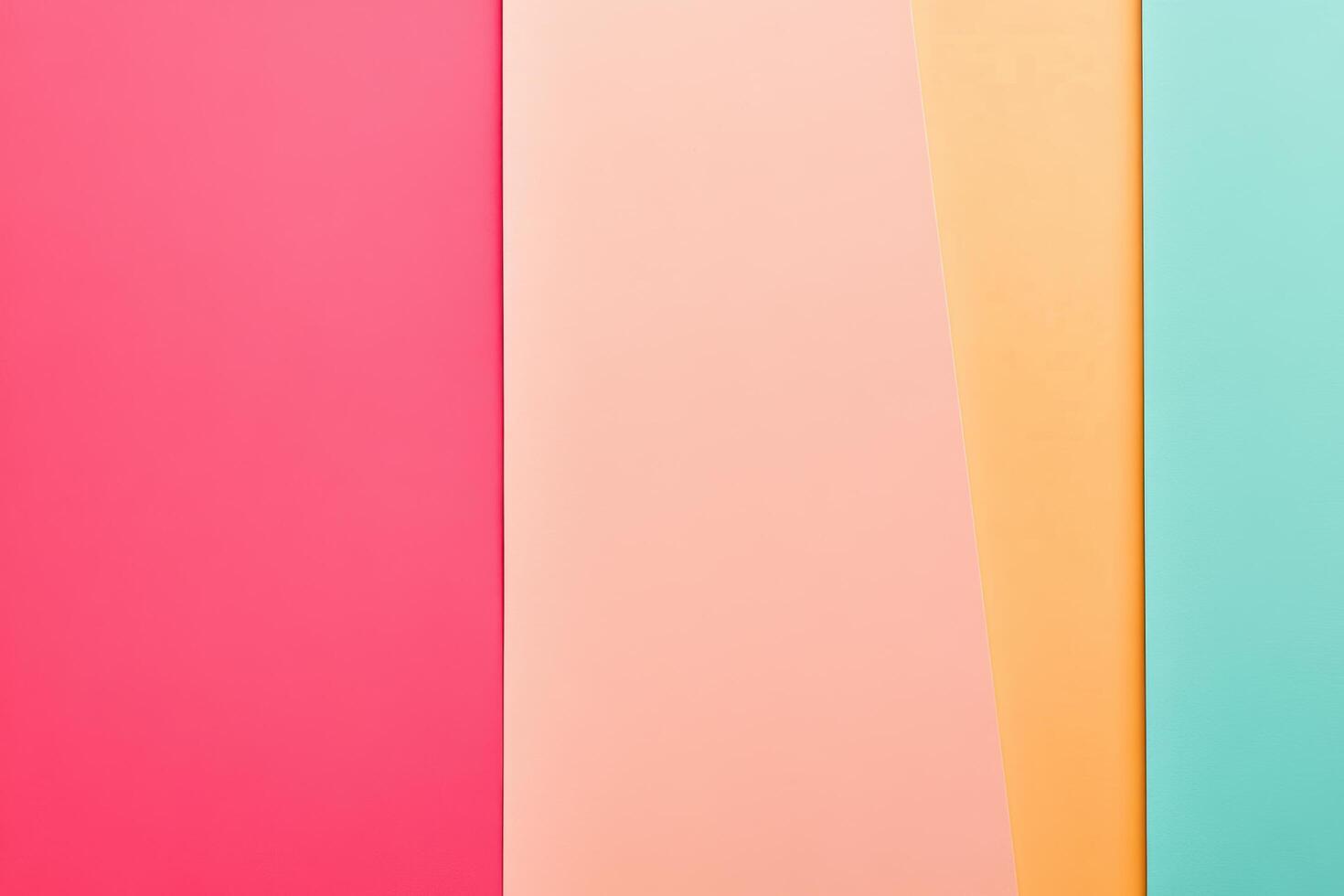 Colorful sheets of paper arranged in a vibrant layout for design projects photo