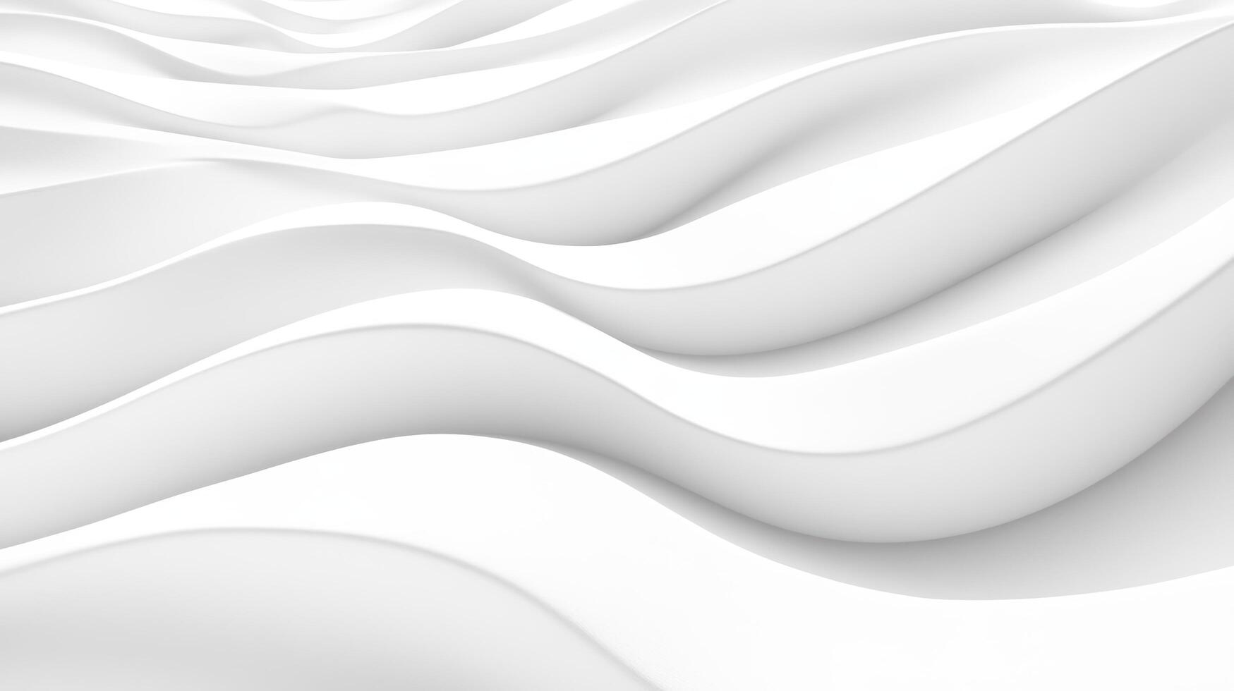 Abstract design featuring soft white waves in a minimalist style photo