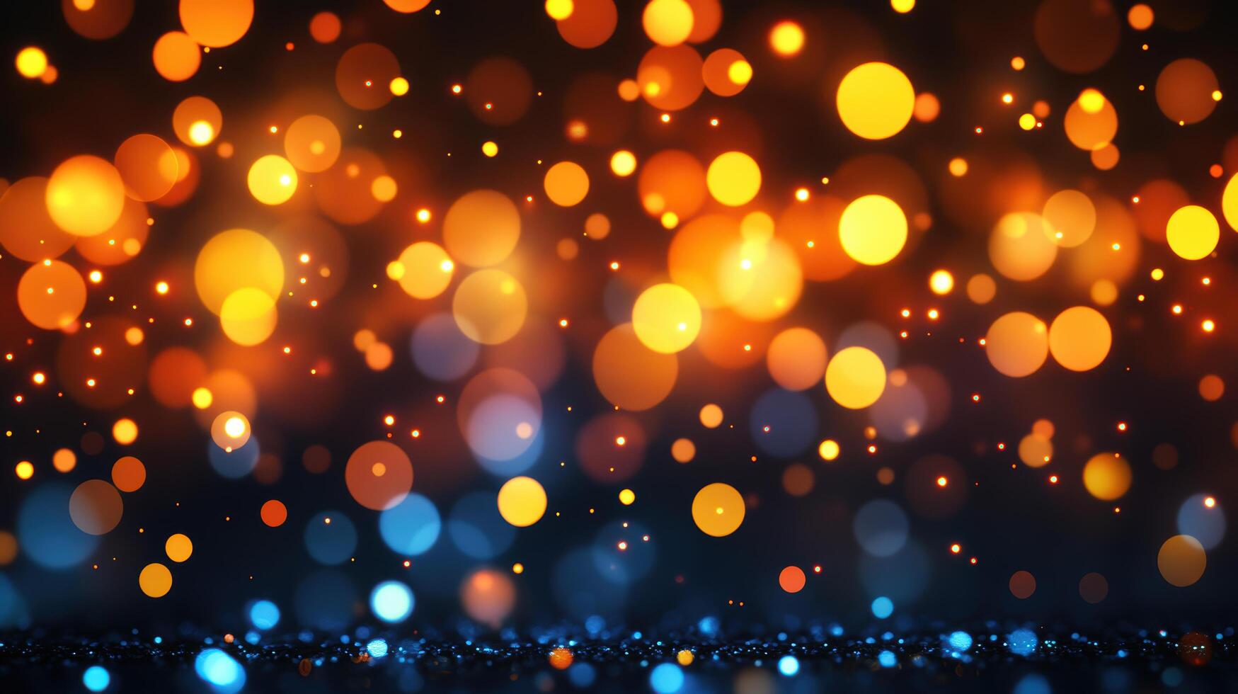 Colorful bokeh lights creating a festive atmosphere at a celebration event photo