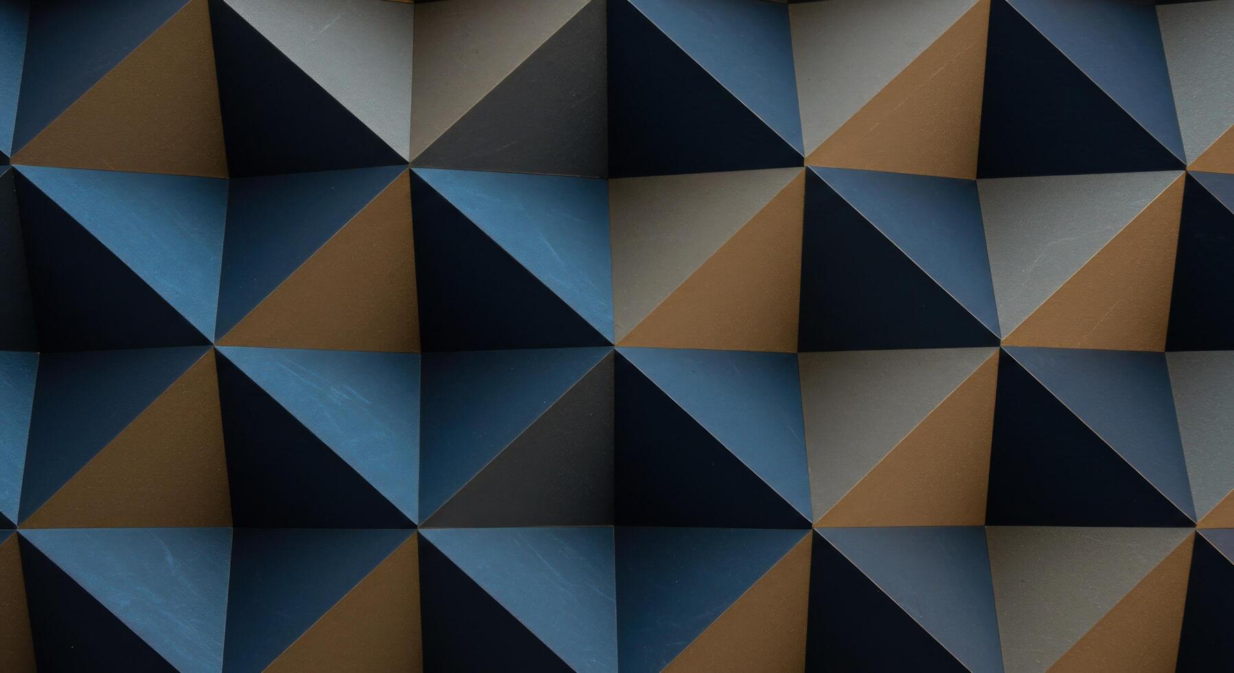 Abstract triangle geometric pattern background texture design photo