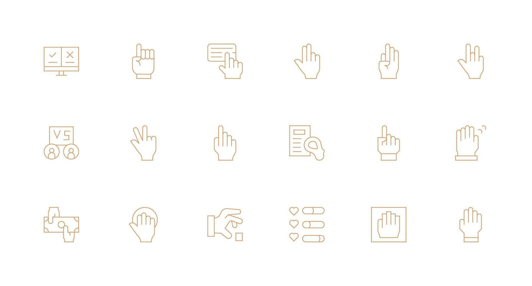 Choose including 18 Minimal Line Illustrations Neatly Designed Icons for Web Platforms vector
