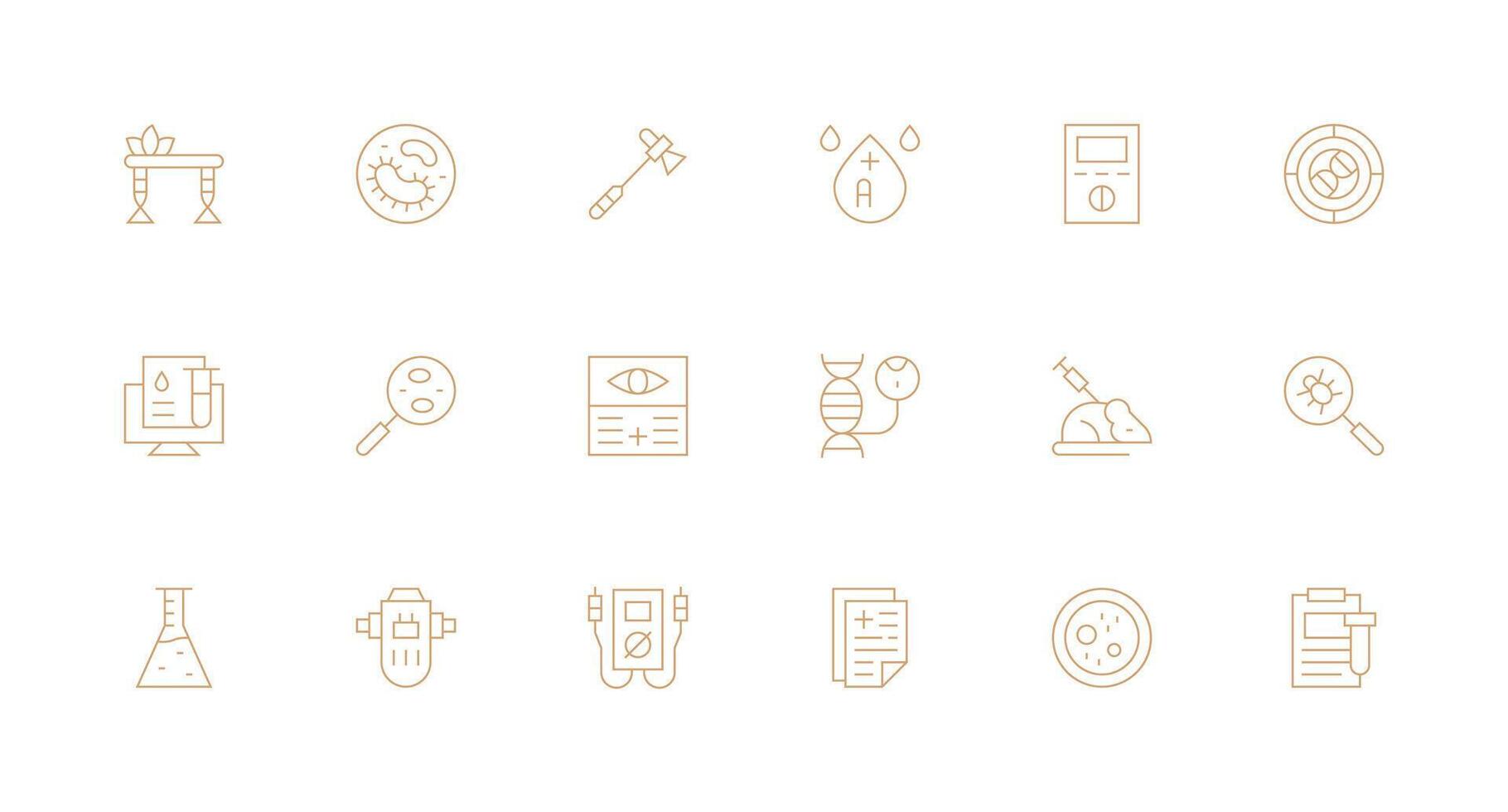 Testing featuring 18 Icons in Minimal Line Design Icons Built for Visual Consistency Pack vector