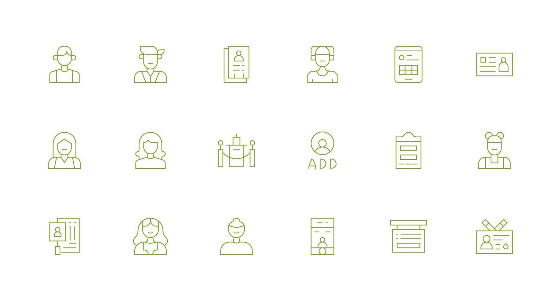 Registration featuring 18 Icons in Minimal Line Design Complete Icon Set for Mobile Apps vector