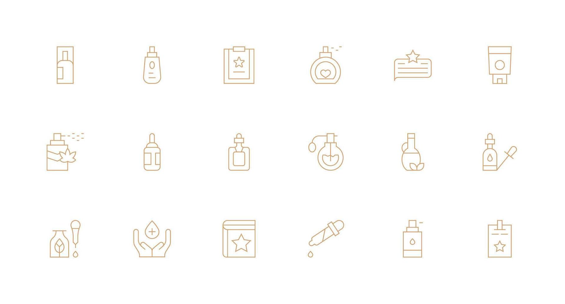 Essential Design Icons featuring 18 in Minimal Line Style UI and UX Focused Icon Collection vector