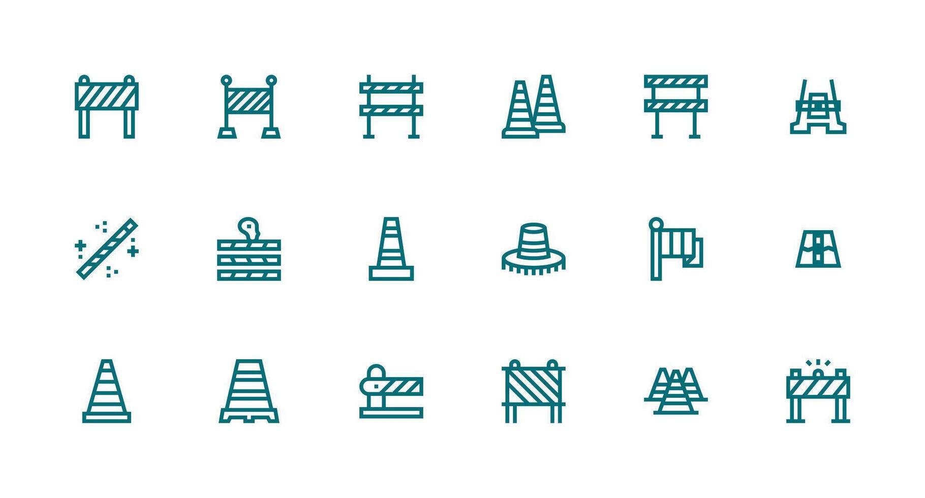 18 Strong Stroke Line Icons for UnnamedKeyword Graphics User Interface Icons for Digital Products vector
