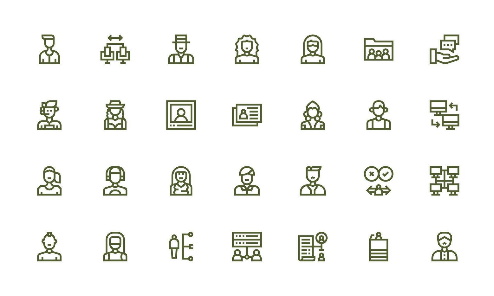 Client Design Icons featuring 28 in Bold Line Style Well-Structured Icons for Creative Use vector