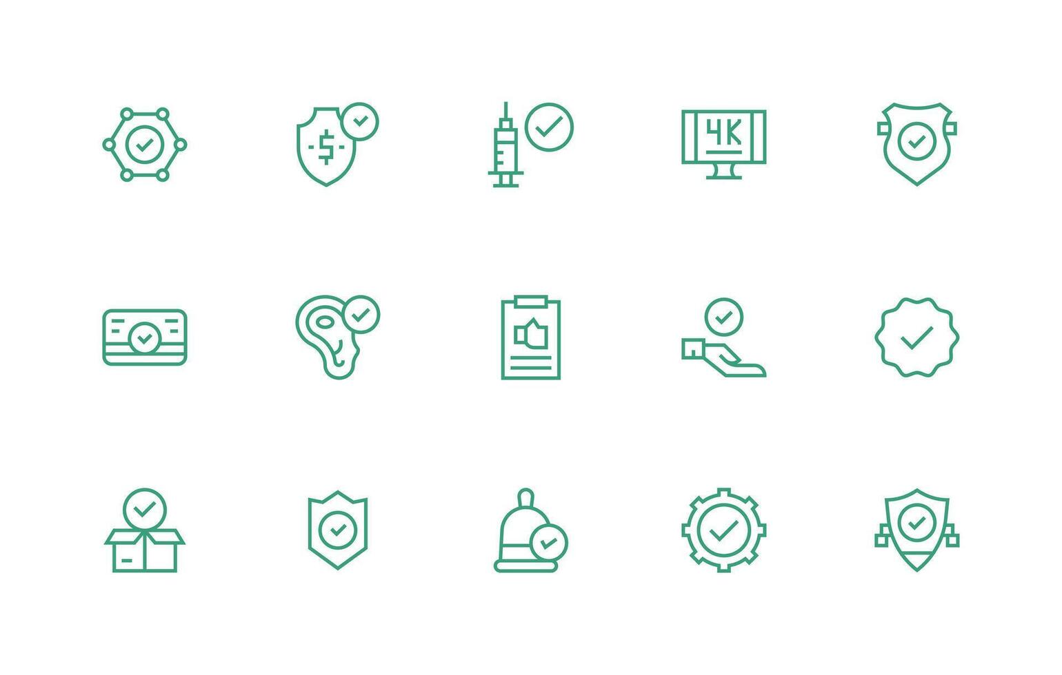 15 Regular Line Vectors for Ok Theme Multi-Purpose Icon Set