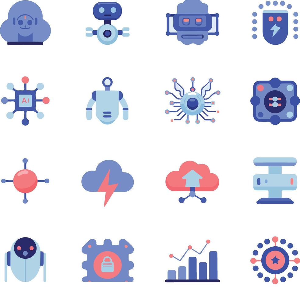 Business icon set with symbols and design elements for web and illustration vector