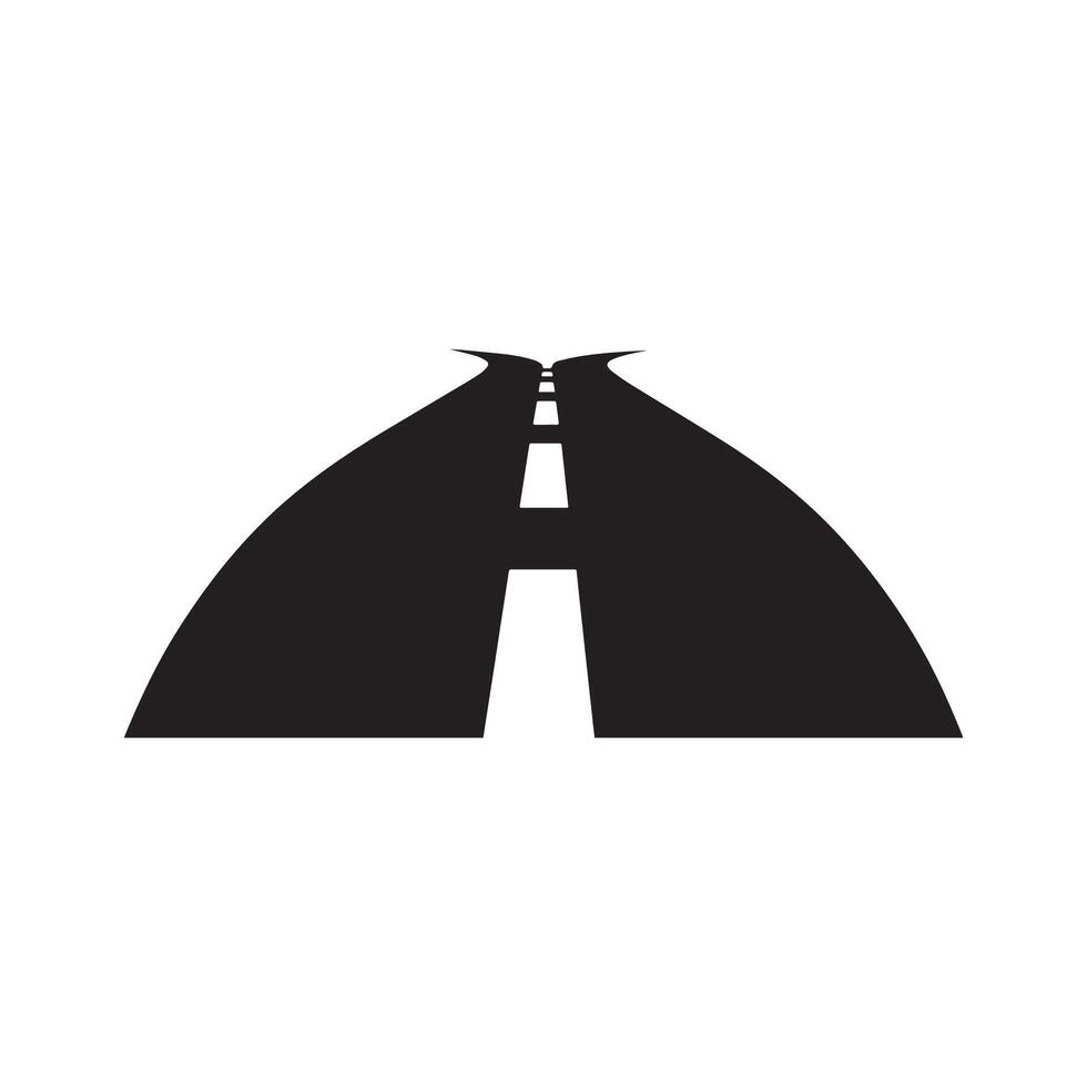 Professional clean highway logo design with abstract circle and pathwayProfessional clean highway logo design with abstract circle and pathway vector