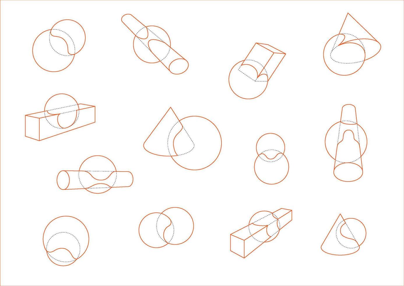 The additional sphere forms are manipulated by the other forms vector