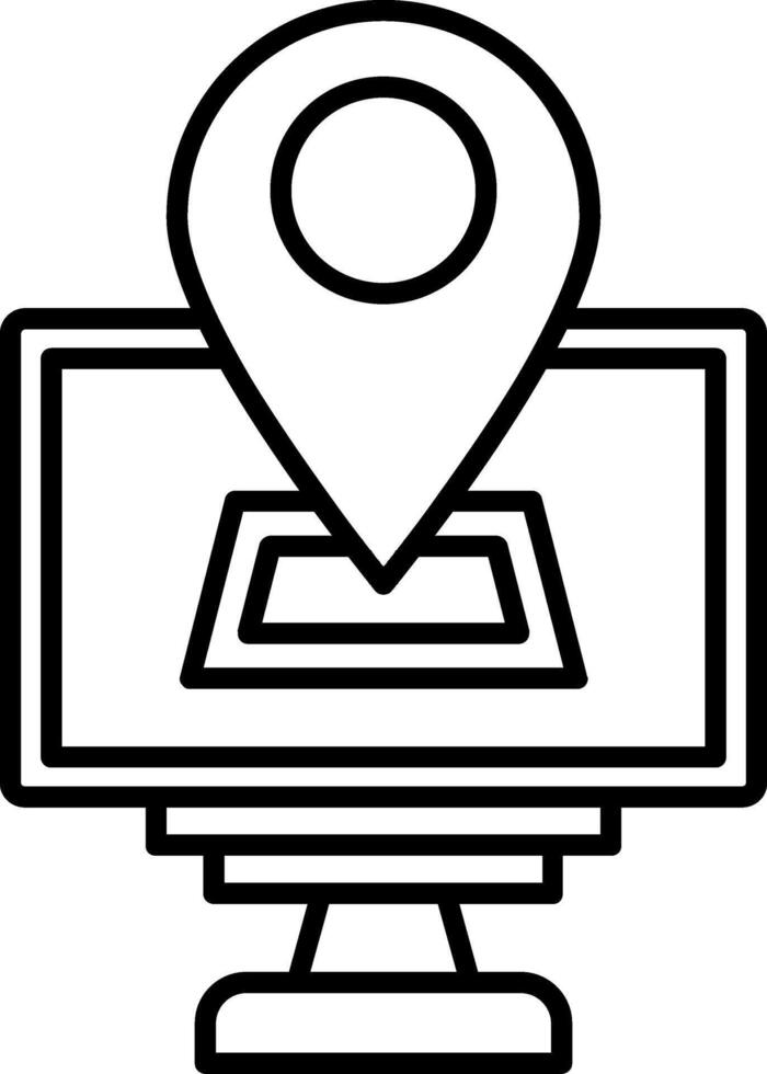 Gps Tracker Icon Location Map Security vector