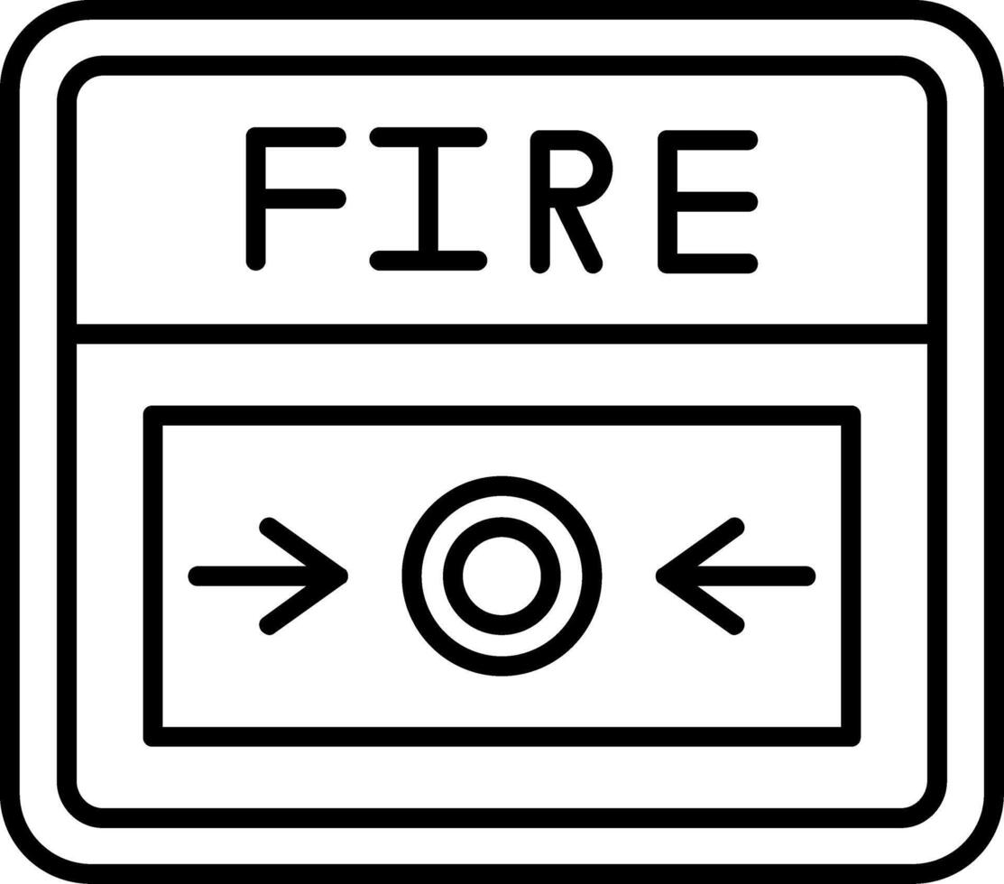 Alarm Button Icon Security Alarm Panic vector