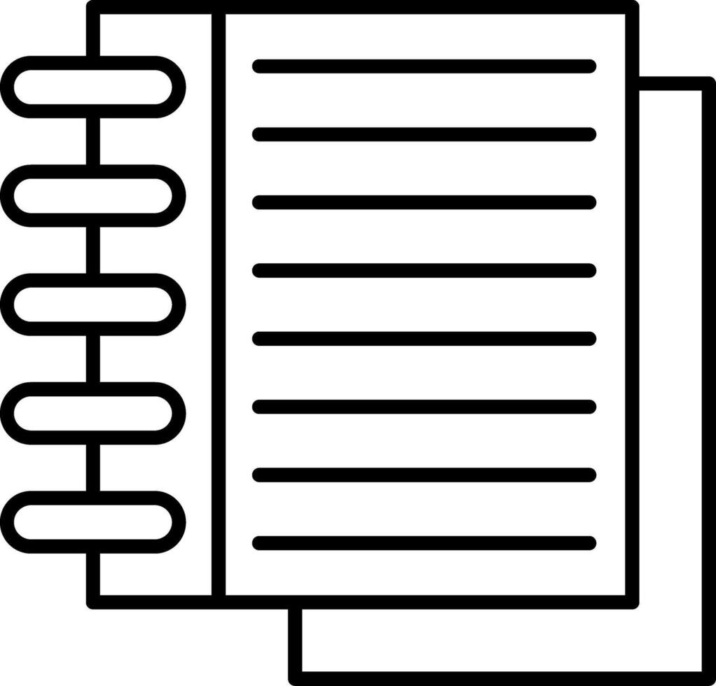 Notes Icon Writing Memo Document vector