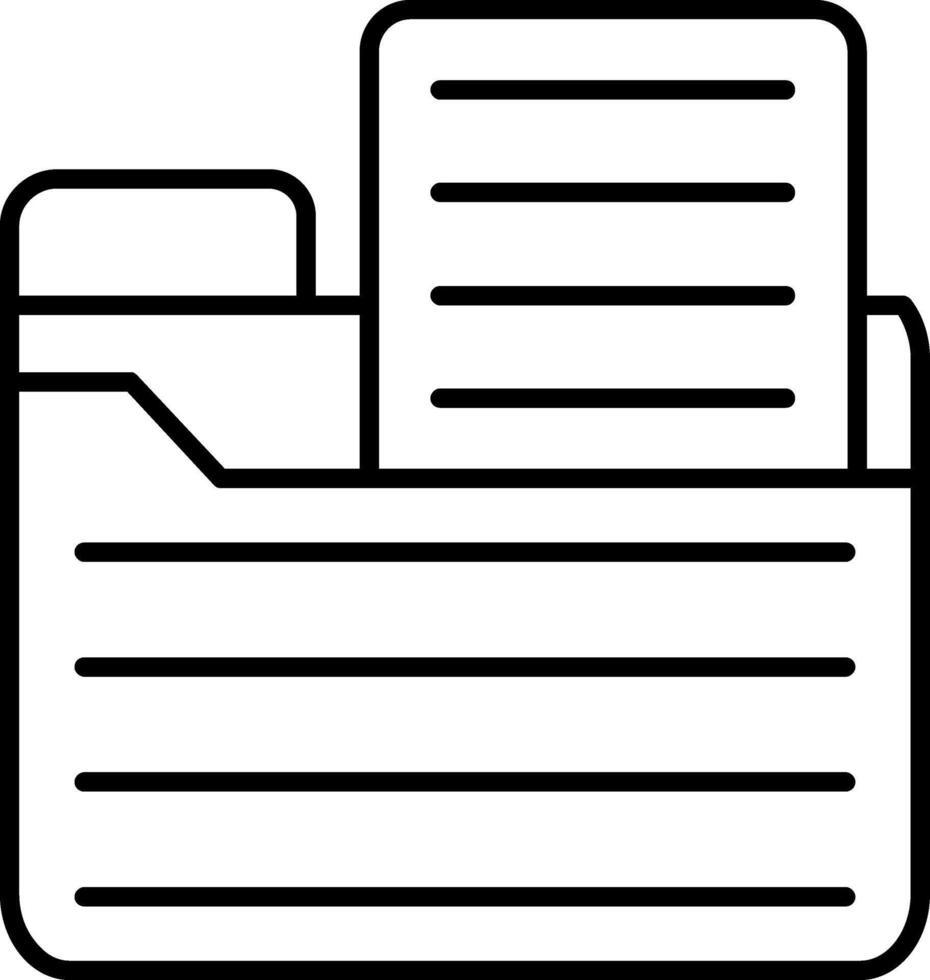 Folder Icon File Directory Document vector