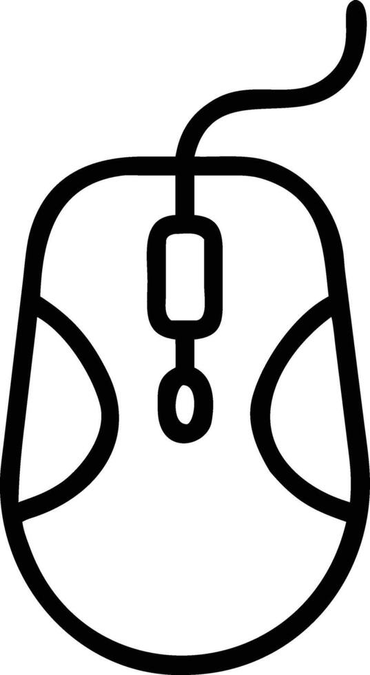 Computer mouse icon for graphic design and user interface design project needs vector