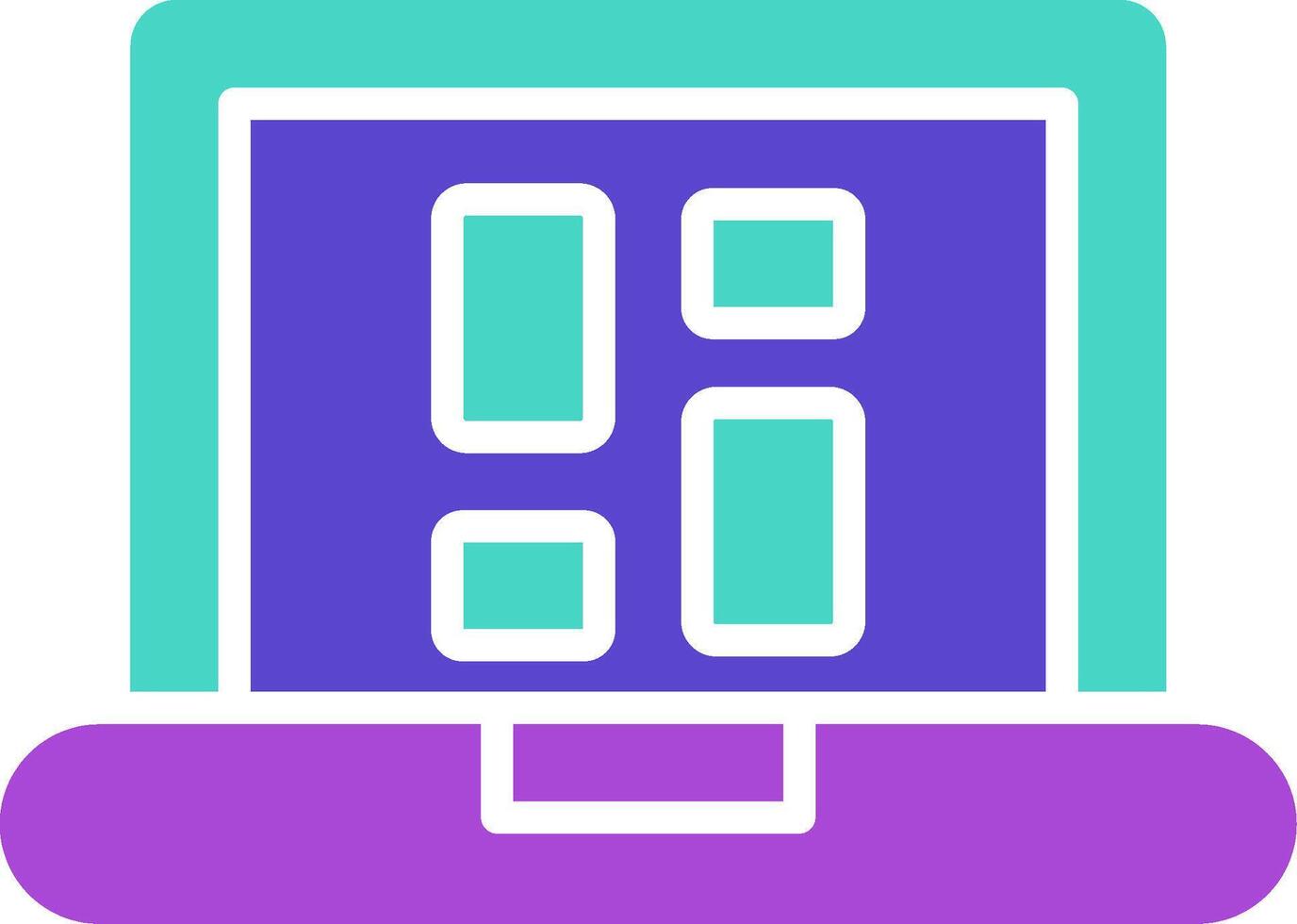 Layout three use icon design template structure vector