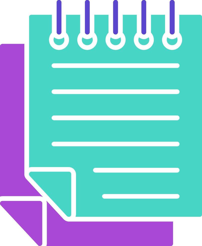 Sticky Notes two color icon Note Memo Post It vector