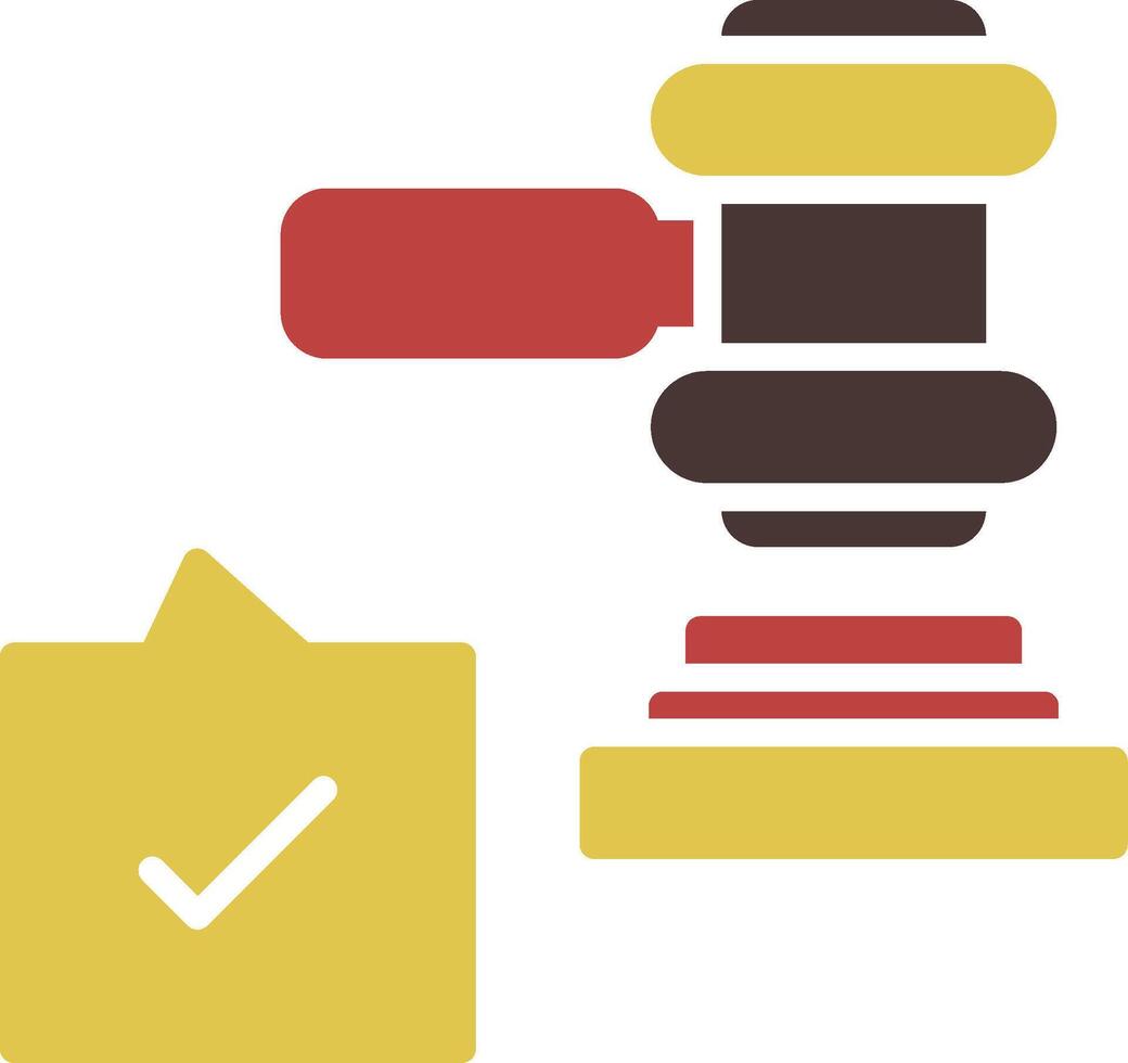 Accountability two color icon responsible answerable blame vector