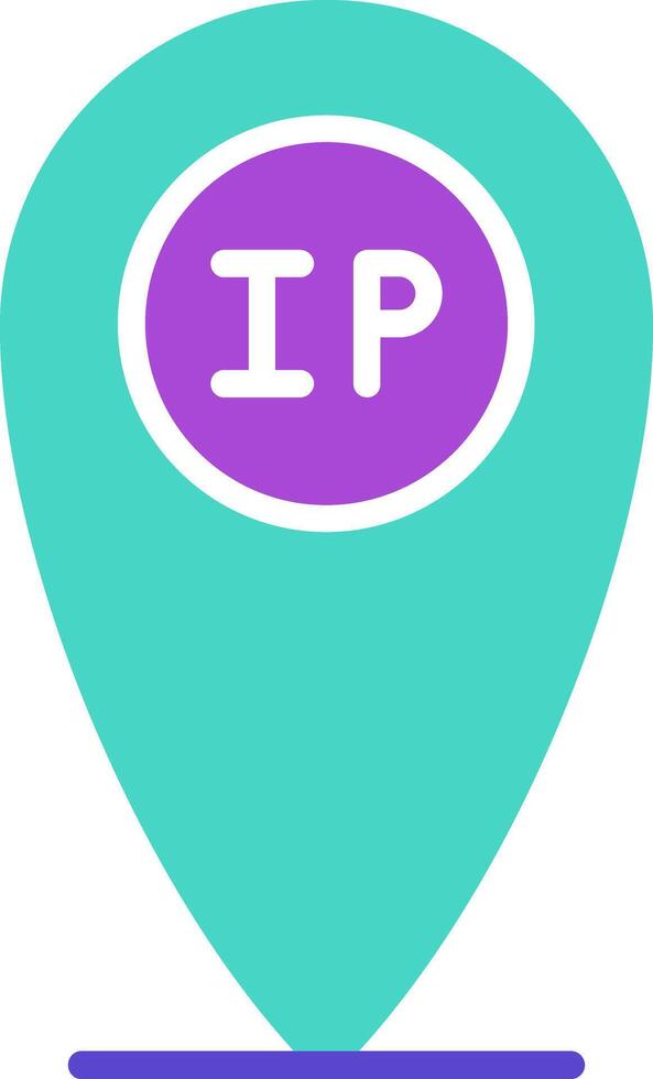 Ip Address three use icon three use icon network location vector