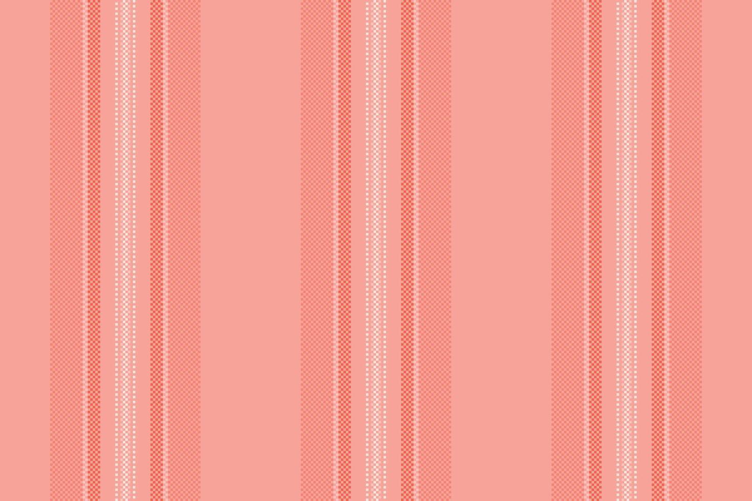 Elegant stripe pattern in coral hues. Classic design with a modern twist, perfect for textiles, backgrounds, or digital design projects. Versatile and stylish texture. vector