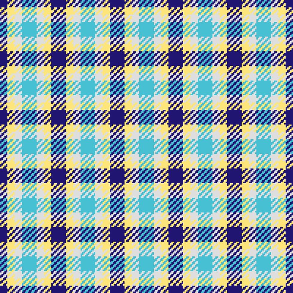 Colorful plaid pattern. Versatile design element for backgrounds, apparel, or graphic projects. Represents tradition, warmth, and a touch of casual style. vector