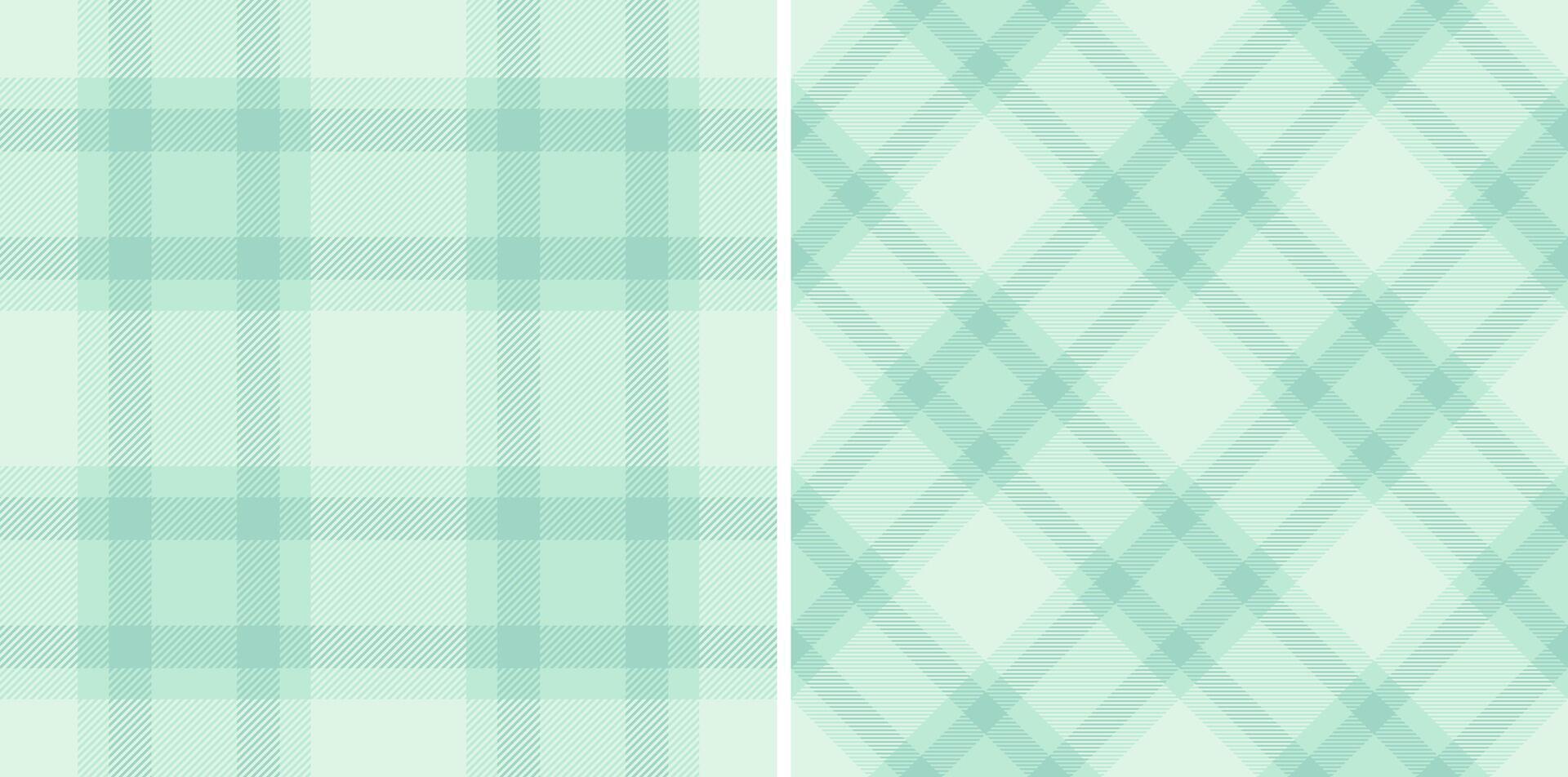 Check background of plaid fabric textile with a texture pattern tartan seamless. Set in winter colors. Pillow arrangement on bed. vector