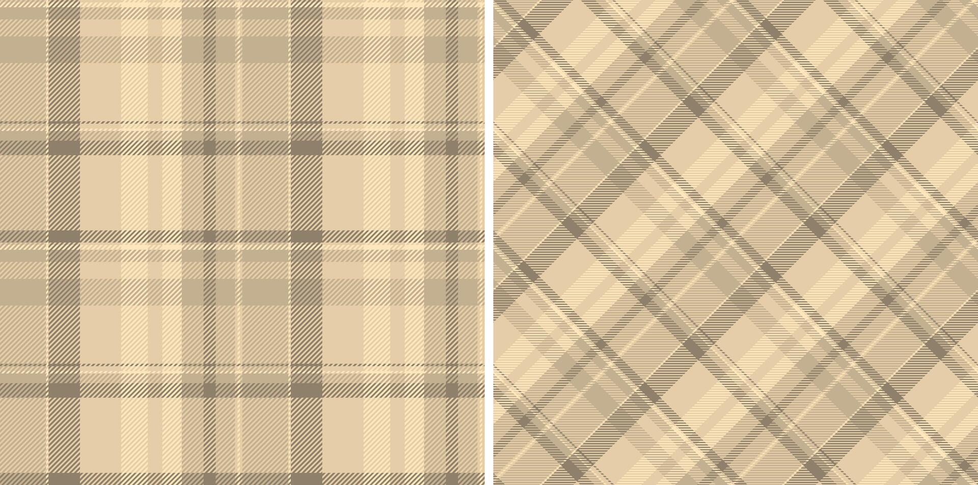 Elegant plaid pattern set, offering a classic, versatile design. Ideal for textiles, backgrounds, or sophisticated design projects. Seamless and timeless appeal. vector